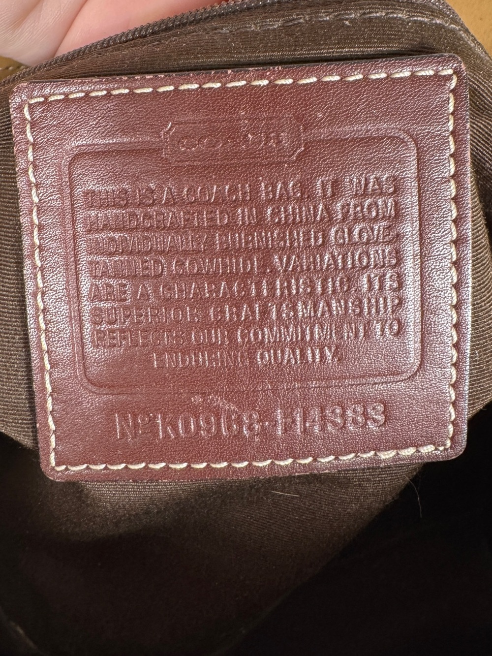 Coach Bleecker Legacy Tote, Tan Leather - Picture 16 of 16